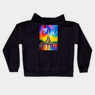 Eiffel Tower Kids Hoodie